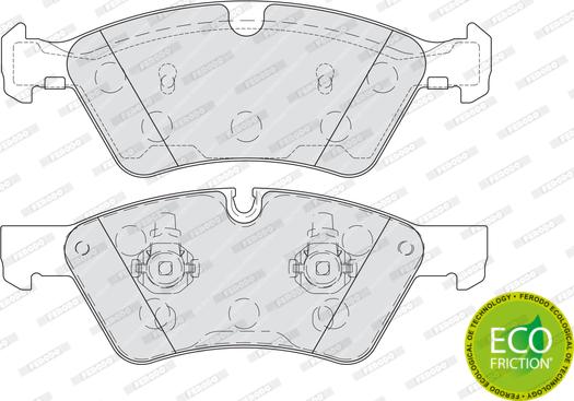 Ferodo FDB1830 - Bremžu uzliku kompl., Disku bremzes www.autospares.lv