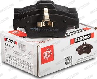 Ferodo FDB1831-D - Bremžu uzliku kompl., Disku bremzes www.autospares.lv