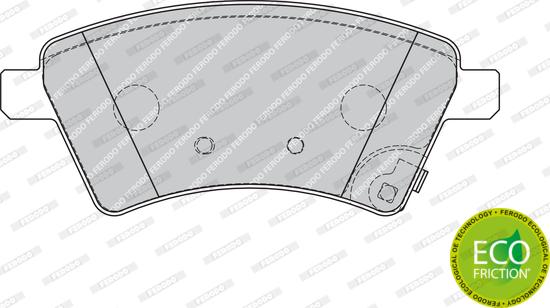 Ferodo FDB1875 - Bremžu uzliku kompl., Disku bremzes www.autospares.lv