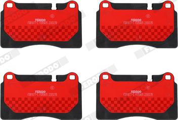 Ferodo FDB1877-S - Bremžu uzliku kompl., Disku bremzes www.autospares.lv