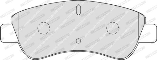 Ferodo FDB1399B-D - Brake Pad Set, disc brake www.autospares.lv