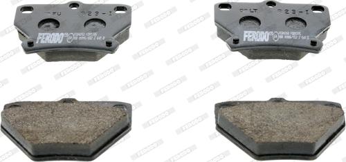 Ferodo FDB1395 - Brake Pad Set, disc brake www.autospares.lv