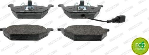 Ferodo FDB1398 - Brake Pad Set, disc brake www.autospares.lv