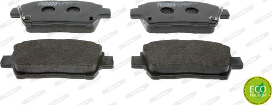 Ferodo FDB1392 - Brake Pad Set, disc brake www.autospares.lv