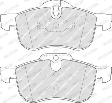 Ferodo FDB1355-D - Bremžu uzliku kompl., Disku bremzes www.autospares.lv