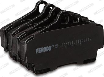 Ferodo FDB1308 - Тормозные колодки, дисковые, комплект www.autospares.lv