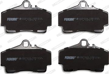 Ferodo FDB1308 - Тормозные колодки, дисковые, комплект www.autospares.lv