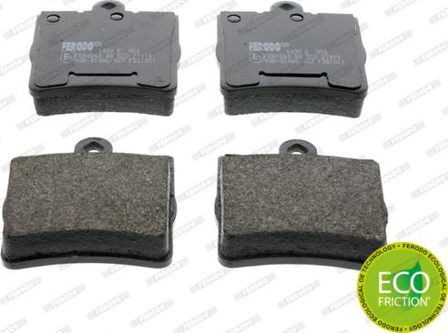 Ferodo FDB1311 - Brake Pad Set, disc brake www.autospares.lv