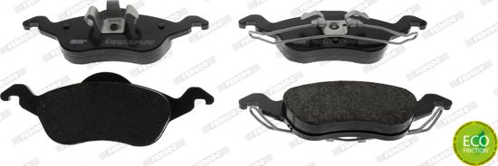 Ferodo FDB1318 - Brake Pad Set, disc brake www.autospares.lv