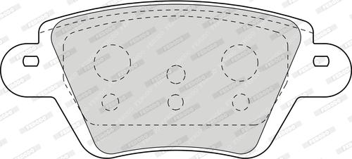 Ferodo FDB1380 - Brake Pad Set, disc brake www.autospares.lv