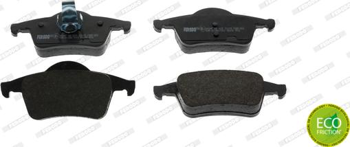 Ferodo FDB1383 - Brake Pad Set, disc brake www.autospares.lv