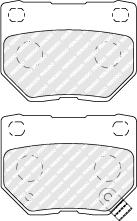 Ferodo FDB1372 - Brake Pad Set, disc brake www.autospares.lv