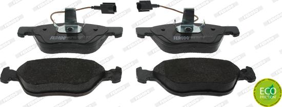 Ferodo FDB1299 - Brake Pad Set, disc brake www.autospares.lv