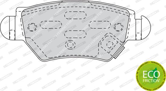 Ferodo FDB1294 - Bremžu uzliku kompl., Disku bremzes www.autospares.lv