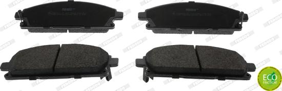 Ferodo FDB1263 - Brake Pad Set, disc brake www.autospares.lv