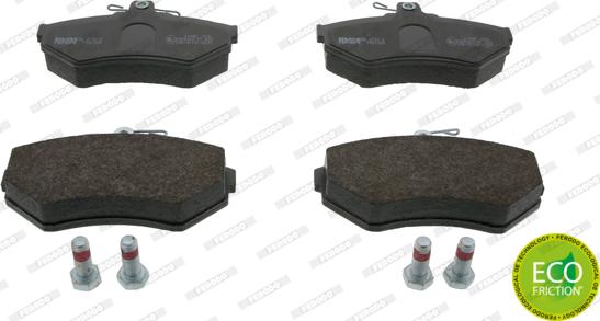 Ferodo FDB1289 - Brake Pad Set, disc brake www.autospares.lv