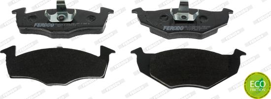 Ferodo FDB1288 - Тормозные колодки, дисковые, комплект www.autospares.lv