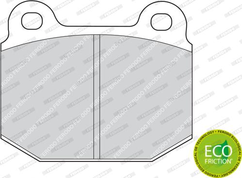 Ferodo FDB1282 - Brake Pad Set, disc brake www.autospares.lv