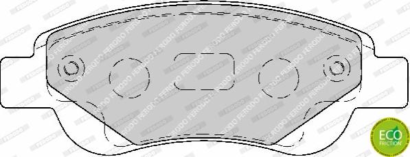 Ferodo FDB1790 - Тормозные колодки, дисковые, комплект www.autospares.lv