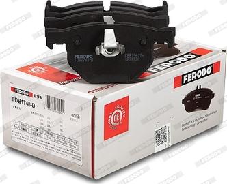 Ferodo FDB1748-D - Bremžu uzliku kompl., Disku bremzes www.autospares.lv