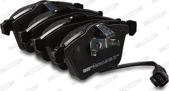 Ferodo FDB1765 - Тормозные колодки, дисковые, комплект www.autospares.lv