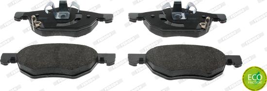 Ferodo FDB1704 - Brake Pad Set, disc brake www.autospares.lv