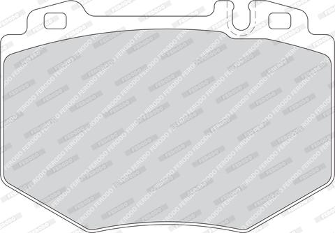 Ferodo FDB1714 - Brake Pad Set, disc brake www.autospares.lv