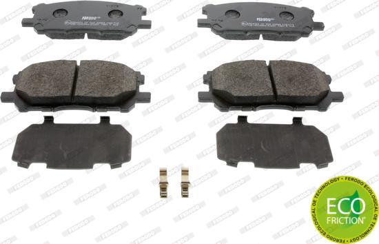 Ferodo FDB1715 - Brake Pad Set, disc brake www.autospares.lv