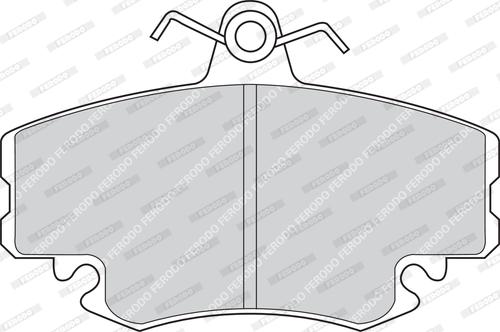 Ferodo FDB1781 - Brake Pad Set, disc brake www.autospares.lv