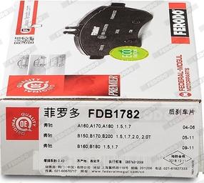 Ferodo FDB1782 - Bremžu uzliku kompl., Disku bremzes www.autospares.lv