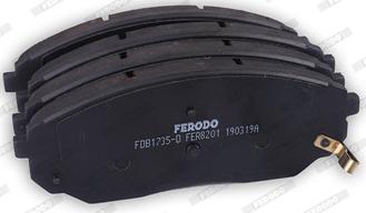 Ferodo FDB1735-D - Bremžu uzliku kompl., Disku bremzes www.autospares.lv