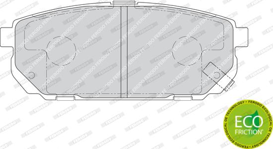 Ferodo FDB1736 - Bremžu uzliku kompl., Disku bremzes www.autospares.lv