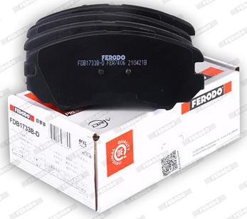 Ferodo FDB1733B-D - Bremžu uzliku kompl., Disku bremzes www.autospares.lv