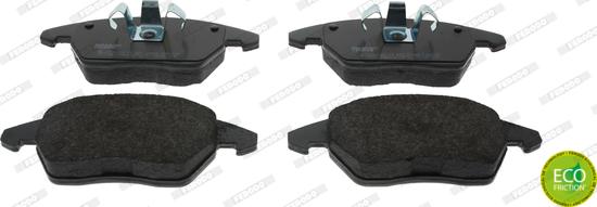 Ferodo FDB1728 - Brake Pad Set, disc brake www.autospares.lv