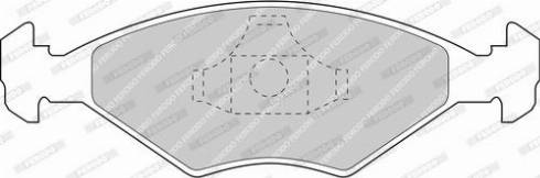 Ferodo FDB896-D - Brake Pad Set, disc brake www.autospares.lv