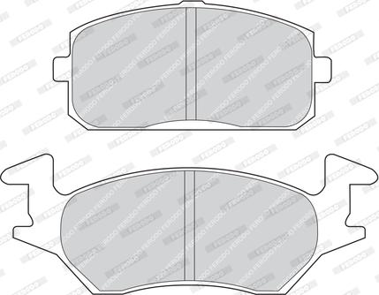 Ferodo FDB849 - Brake Pad Set, disc brake www.autospares.lv