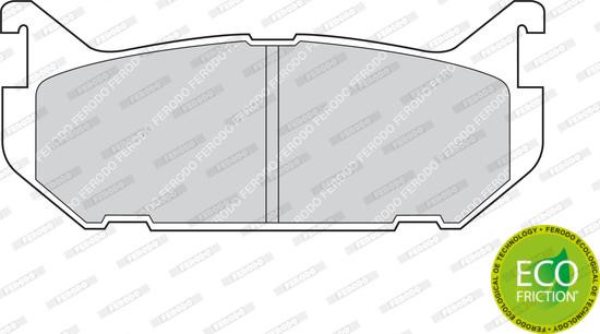 Ferodo FDB869 - Bremžu uzliku kompl., Disku bremzes www.autospares.lv