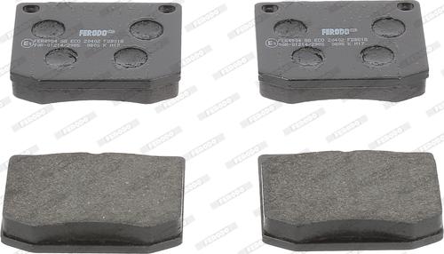 Ferodo FDB818 - Brake Pad Set, disc brake www.autospares.lv