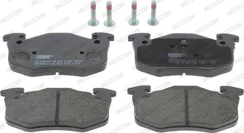 Ferodo FDB877 - Тормозные колодки, дисковые, комплект www.autospares.lv