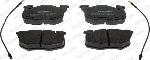 Ferodo FDB393C - Brake Pad Set, disc brake www.autospares.lv