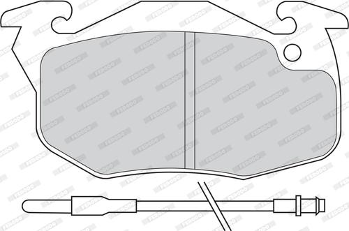 Ferodo FDB393D - Brake Pad Set, disc brake www.autospares.lv