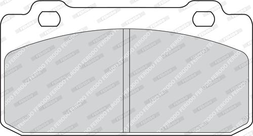 Ferodo FDB349 - Тормозные колодки, дисковые, комплект www.autospares.lv