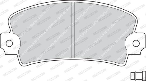 Ferodo FDB361 - Brake Pad Set, disc brake www.autospares.lv