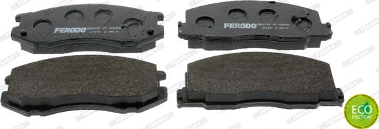 Ferodo FDB306 - Тормозные колодки, дисковые, комплект www.autospares.lv