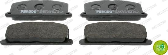 Ferodo FDB308 - Тормозные колодки, дисковые, комплект www.autospares.lv