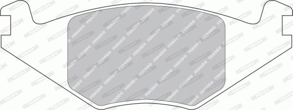 Ferodo FDB385G - Тормозные колодки, дисковые, комплект www.autospares.lv