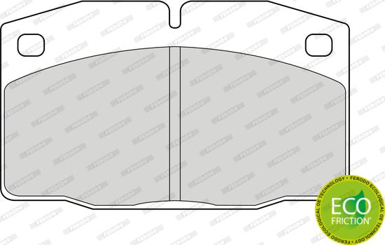 Ferodo FDB375 - Тормозные колодки, дисковые, комплект www.autospares.lv