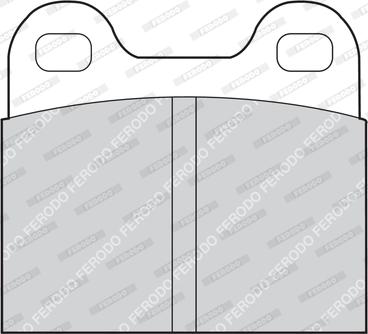 Ferodo FDB3 - Brake Pad Set, disc brake www.autospares.lv