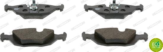 Ferodo FDB296 - Brake Pad Set, disc brake www.autospares.lv