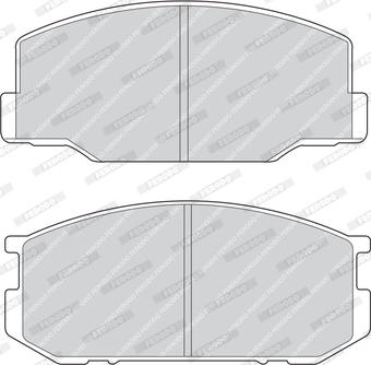 Ferodo FDB265 - Brake Pad Set, disc brake www.autospares.lv